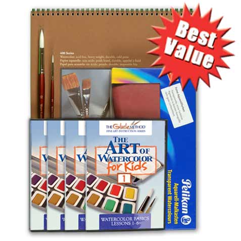 The Art of Watercolor for Kids Package