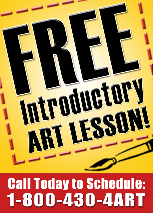 Free Introductory Art Lesson for Children Teens and Adults